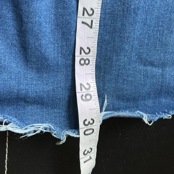 Free People We The Free Just Float On Flare Jeans Blue Western Rodeo Sz 28 - Picture 13 of 13